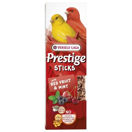 Versele Laga Prestige Sticks Canaries 2xKOLBY z Czerwonymi Owocami i Miętą dla Kanarków