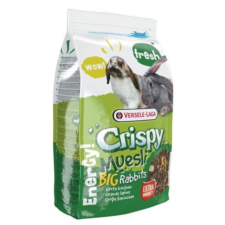Versele Laga Crispy Muesli Big Rabbits KARMA Mieszanka dla DUŻYCH KRÓLIKÓW 2,75kg