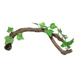 Terra Natura GAŁĄŹ Z LIŚĆMI L do Terrarium