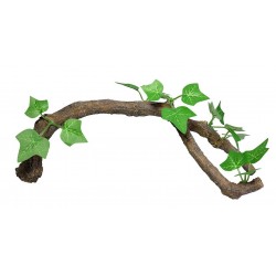 Terra Natura GAŁĄŹ Z LIŚĆMI L do Terrarium