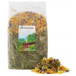 Factoryherbs SIANKO Zielone z kwiatami XL dla Królików i Gryzoni 750g