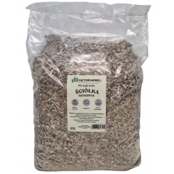 Factoryherbs ŚCIÓŁKA KONOPNA Podłoże dla Świnek Morskich,Chomików i Gadów 30L