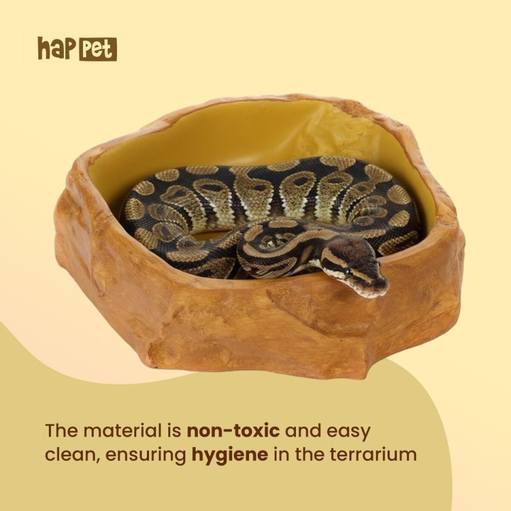 Happet BASEN DUŻA MISKA dla Gadów,Płazów i Bekręgowców do Terrarium