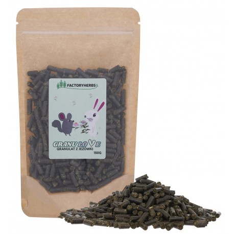 Factoryherbs GRANULAT Z LIŚCI JEŻÓWKI dla Królików i Gryzoni