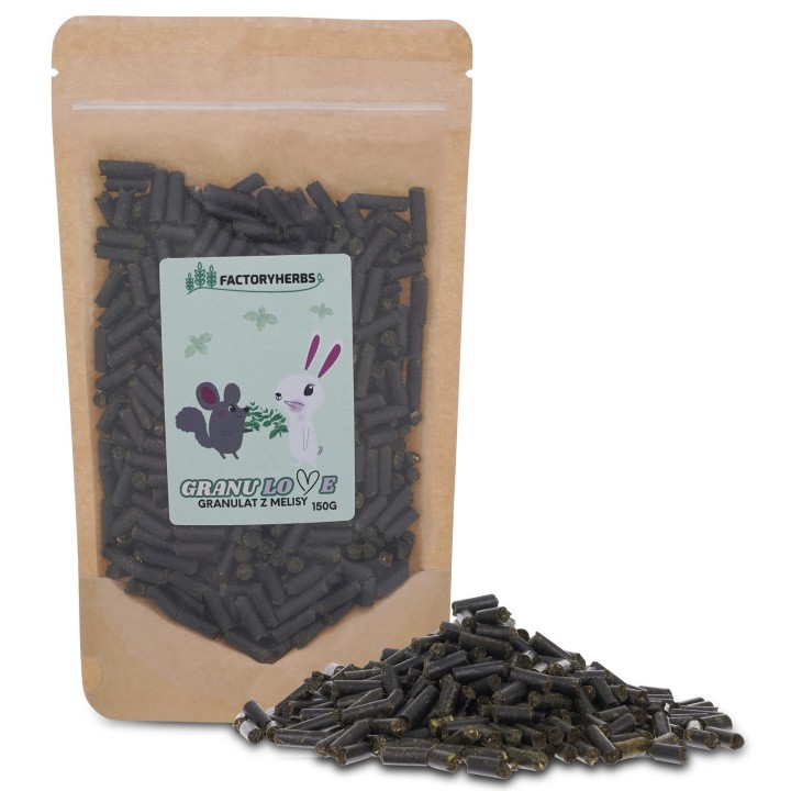 Factoryherbs GRANULAT Z ZIELA MELISY dla Królików i Gryzoni