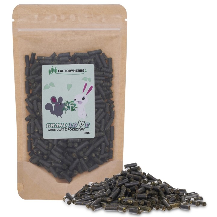 Factoryherbs GRANULAT Z ZIELA POKRZYWY dla Królików i Gryzoni