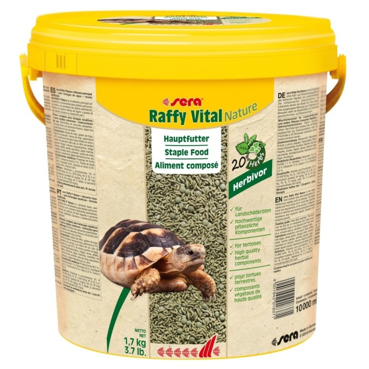 Sera Raffy Vital POKARM dla ŻÓŁWI LĄDOWYCH XL 10L