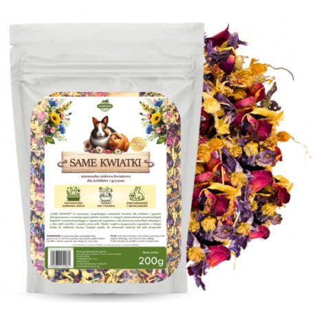 Samfarm SAME KWIATKI Mieszanka Kwiatów dla Królików i Gryzoni 200g