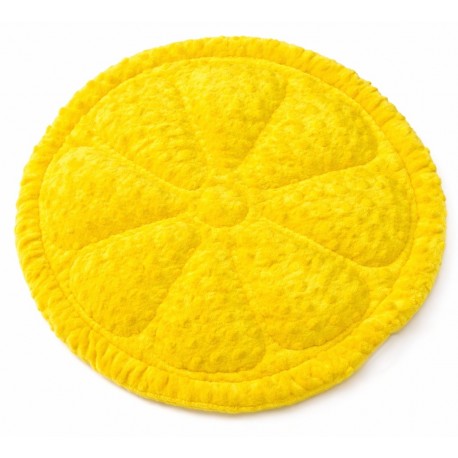 KT PODUSZKA LEGOWISKO CYTRYNA Minky dla Królika i Świnki Morskiej