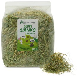Factoryherbs DOBRE SIANKO Z RUMIANKIEM Siano dla Królików i Gryzoni 500g