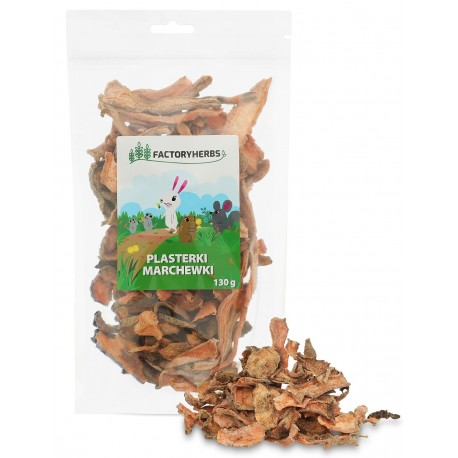 Factoryherbs MARCHEWKA PLASTERKI dla Królików i Gryzoni