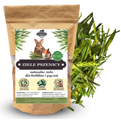 Samfarm ZIELE PSZENICY dla Królików i Gryzoni 350g