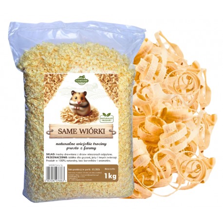 Samfarm Same Wiórki TROCINY NATURALNE dla Królików i Gryzoni 1kg