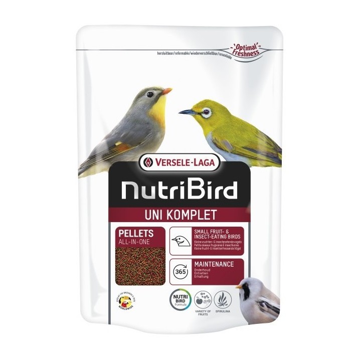 Versele Laga NutriBird Uni Komplet GRANULAT DLA OWOCO- I OWADOŻERNYCH PTAKÓW 250g