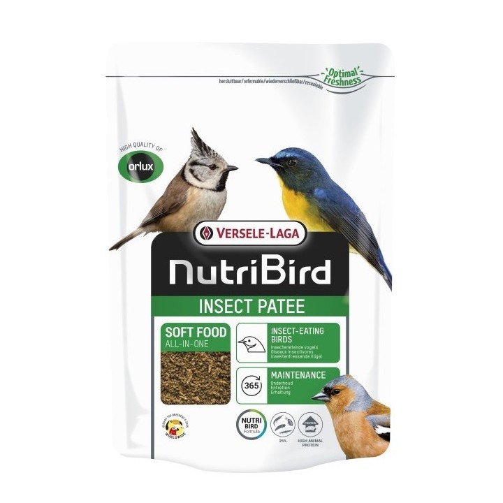 Versele Laga NutriBird Insect Patee KARMA dla OWADOŻERNYCH PTAKÓW 250g