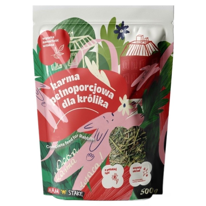 Ham-Stake KARMA PEŁNOPORCJOWA dla Królika 500g