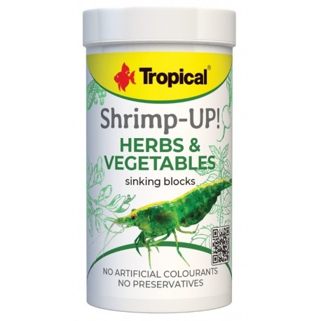 Tropical Shrimp-UP! Herbs&Vegetables POKARM dla KREWETEK Ziołowo-warzywny 100ml/45g