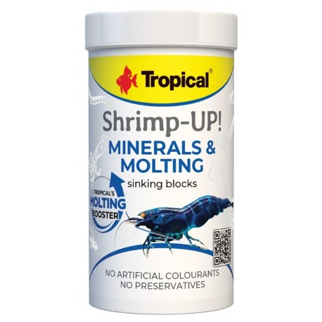 Tropical Shrimp-UP! Minerals&Molting POKARM dla KREWETEK Minerały 100ml/45g