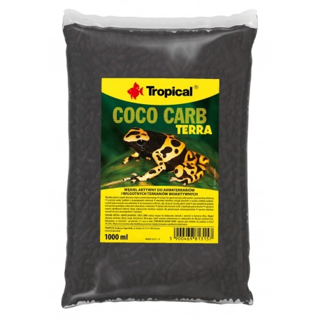 Tropical CocoCarb Terra WĘGLOWY WKŁAD FILTRACYJNY do Terrarium 1L/420g