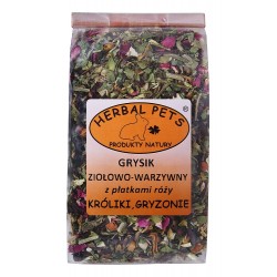 Herbal Pets GRYSIK ZIOŁOWO-WARZYWNY Z PŁATKAMI RÓŻY dla Gryzoni