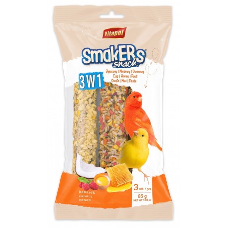 Vitapol SMAKERS KOLBY 3w1 dla Kanarka