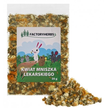 Factoryherbs KWIAT MNISZKA LEKARSKIEGO dla Królików i Gryzoni