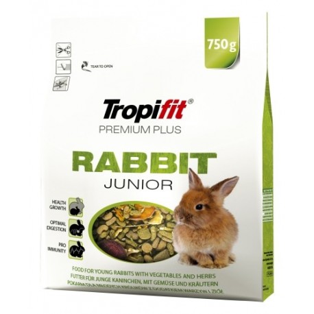 Tropifit PREMIUM PLUS Junior Pokarm dla KRÓLIKA 750g