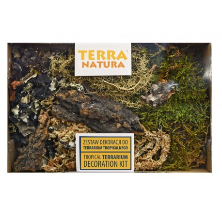 Terra Natura ZESTAW DO DEKORACJI Terrarium Tropikalnego