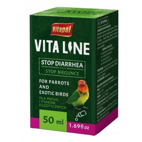 Vitapol Vitaline STOP BIEGUNCE Krople dla Ptaków Egzotycznych 50ml