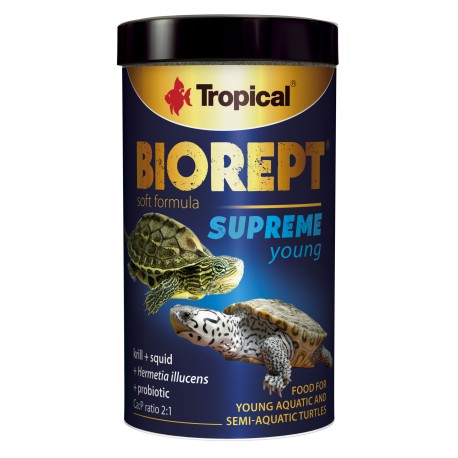 Tropical Biorept Supreme Young POKARM GRANULAT dla ŻÓŁWI WODNO-LĄDOWYCH 250ml/90g