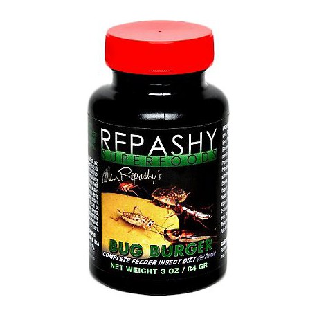 Repashy BUG BURGER Karma dla ŚIWRSZCZY I OWADÓW 85g