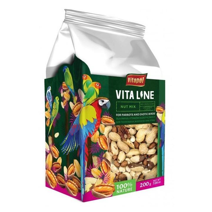 Vitaline MIX ORZECHOWY dla Papug i Ptaków Egzotycznych