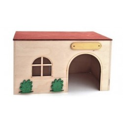 Pino-29 DUŻY DOMEK DREWNIANY dla Świnki Morskiej