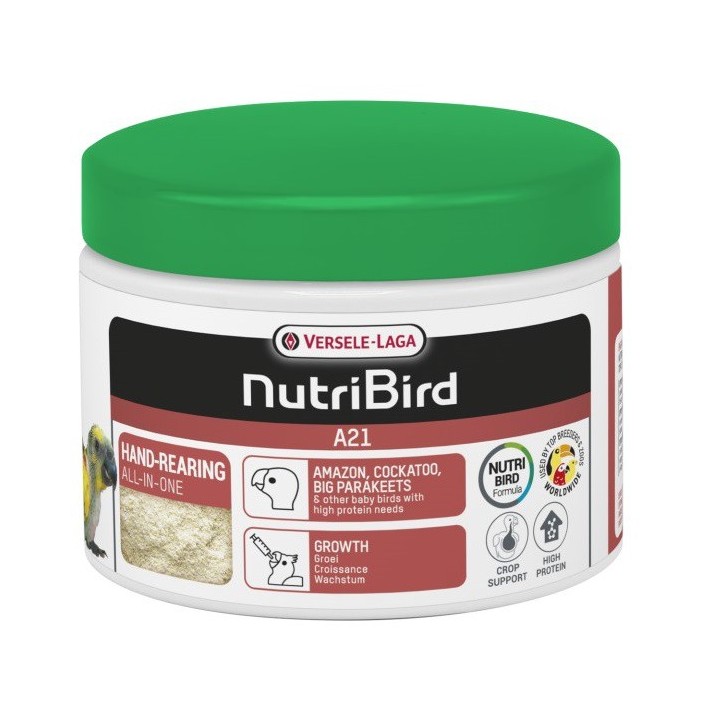 NutriBird A21 Pokarm do ODCHOWU PISKLĄT (21% białka) 250g