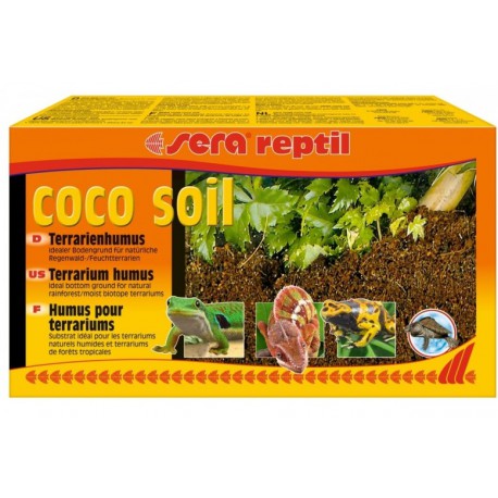 Sera PODŁOŻE Reptil Coco soil HUMUS do Terrarium 640g