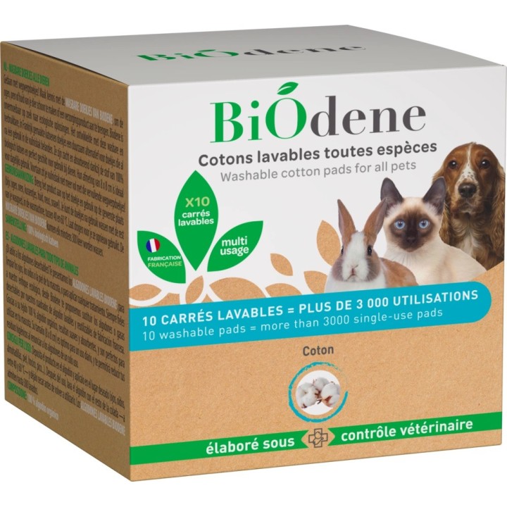 Francodex Biodene PŁATKI KOSMETYCZNE dla Zwierząt 10 sztuk