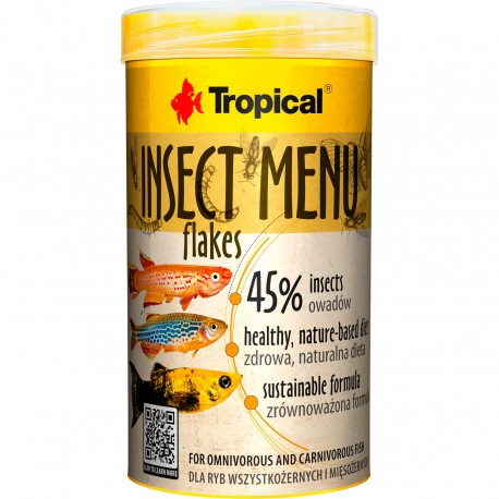 Tropical Insect Menu Flakes Płatki dla Ryb 250ml