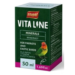Vitaline Minerały Krople dla Ptaków Egzotycznych 50ml