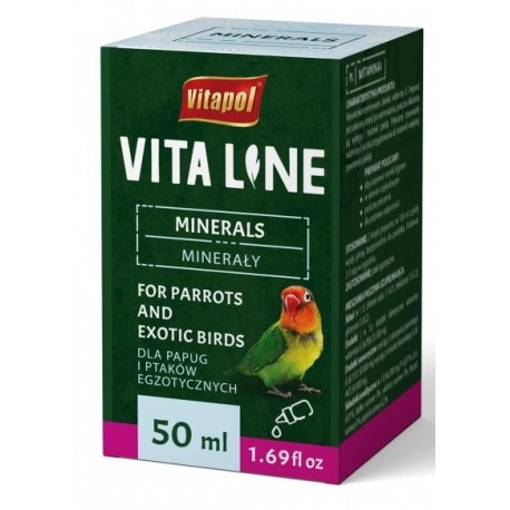 Vitaline Minerały Krople dla Ptaków Egzotycznych 50ml