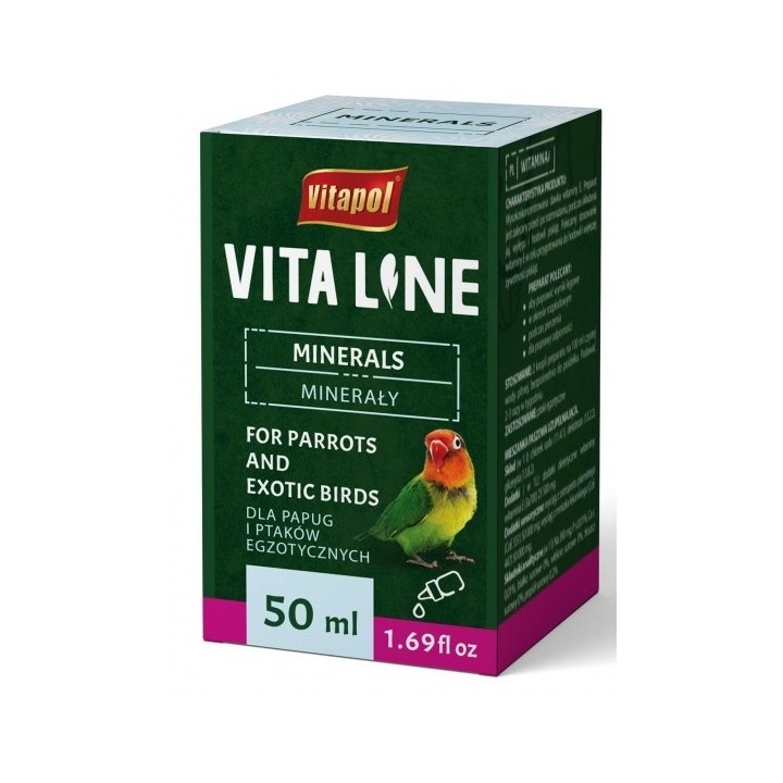 Vitaline Minerały Krople dla Ptaków Egzotycznych 50ml