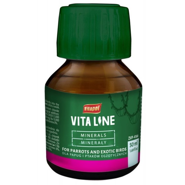Vitaline Minerały Krople dla Ptaków Egzotycznych 50ml