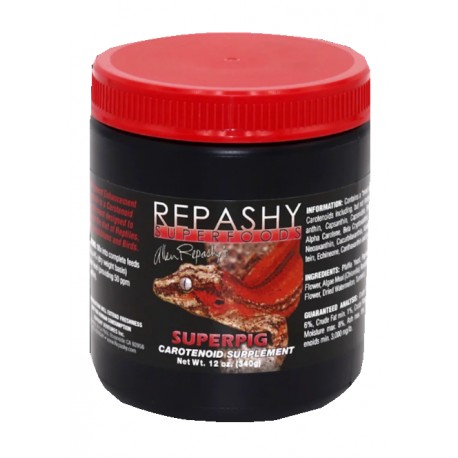 Repashy SUPER PIG Wzmacnia PIGMENT,WYBARWIENIE dla Gadów,Płazów,Ryb 85g