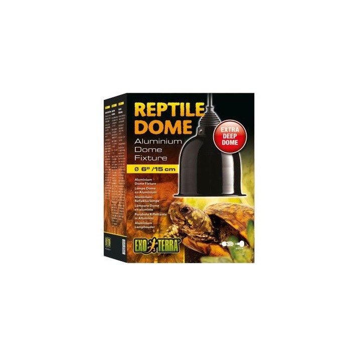 Exo Terra REFLEKTOR ALUMINIOWY Reptile Dome 75W do Terrarium