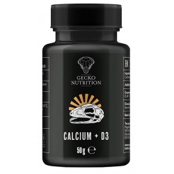 Gecko Nutrition Calcium+D3 Wapno dla Gekona 50g