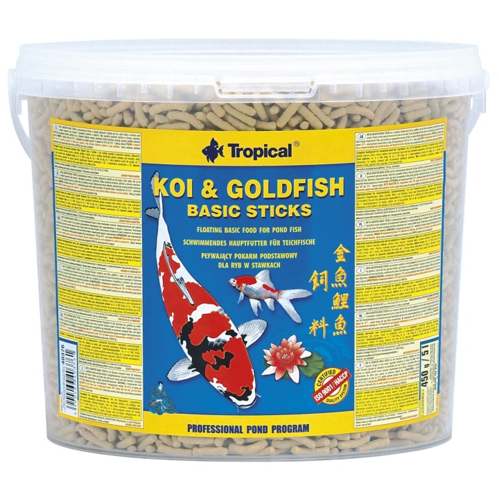 Tropical Koi&Goldfish Pokarm dla Ryb 5L