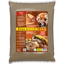 Tropical Terraclay PIASEK z Gliną do Terrarium BROWN 5kg