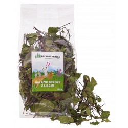 Factoryherbs Gałązki Brzozy z liśćmi dla Królików i Gryzoni