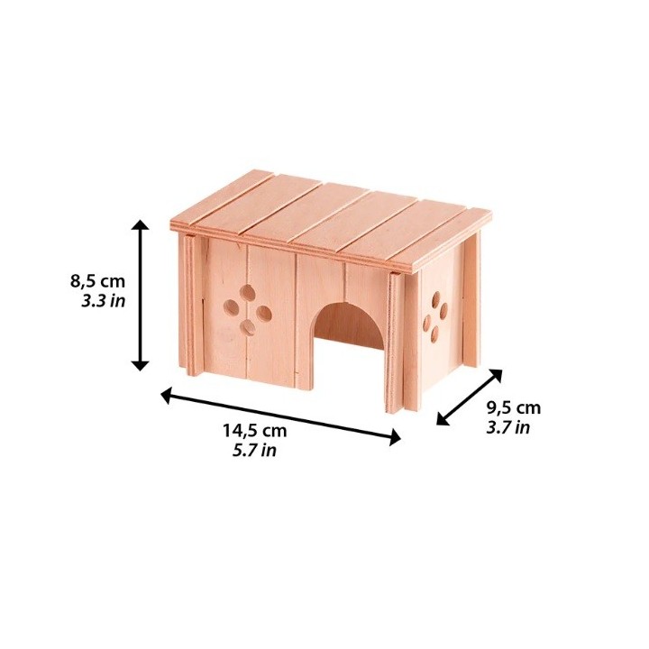 Ferplast Sin 4642 DOMEK XS dla Chomików i Myszek